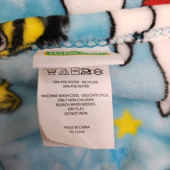 Sesame Street Decorative Throw Blanket 60" X 70" Polyester Plush Bert Ernie - Picture 5 of 9